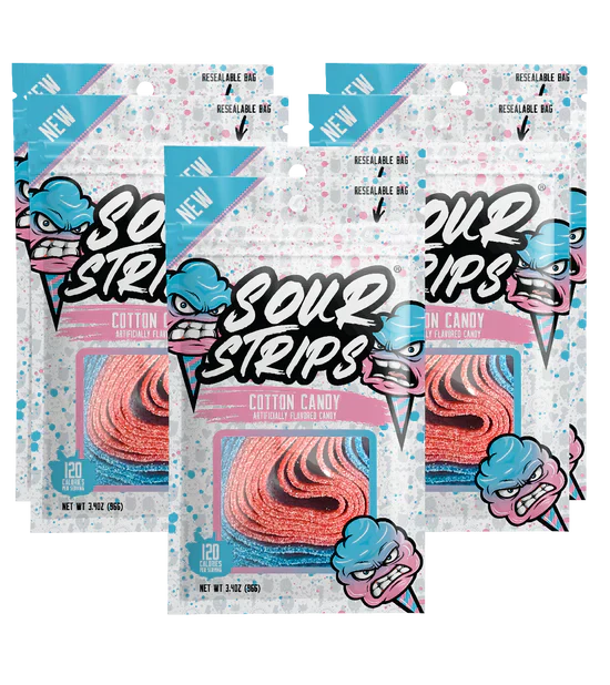 Sour Strips - Cotton Candy