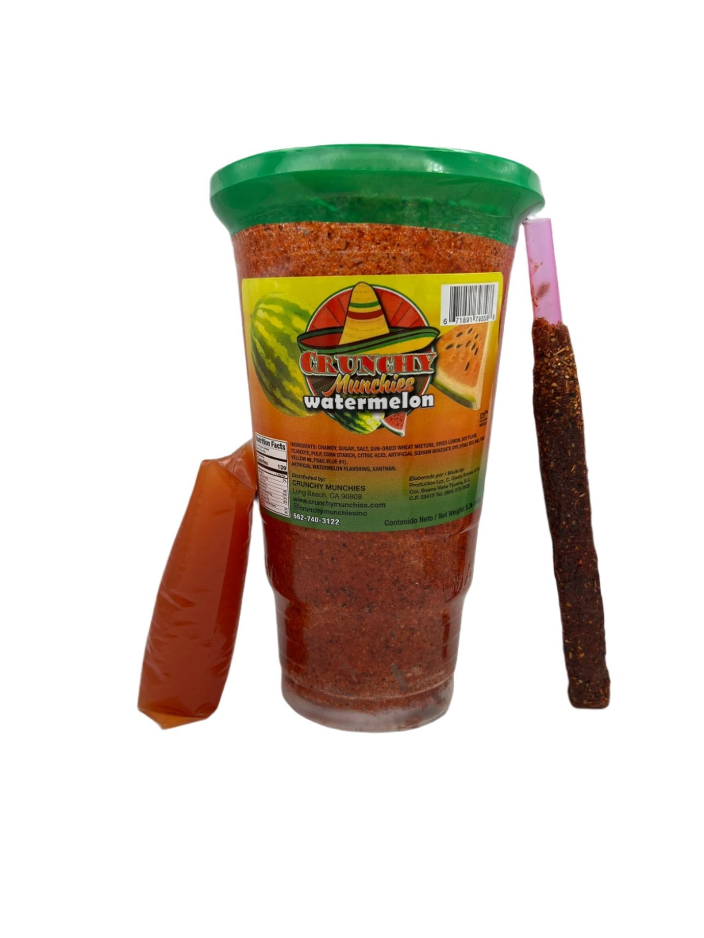 Michelada Watermelon Cups-Crunchy Munchies