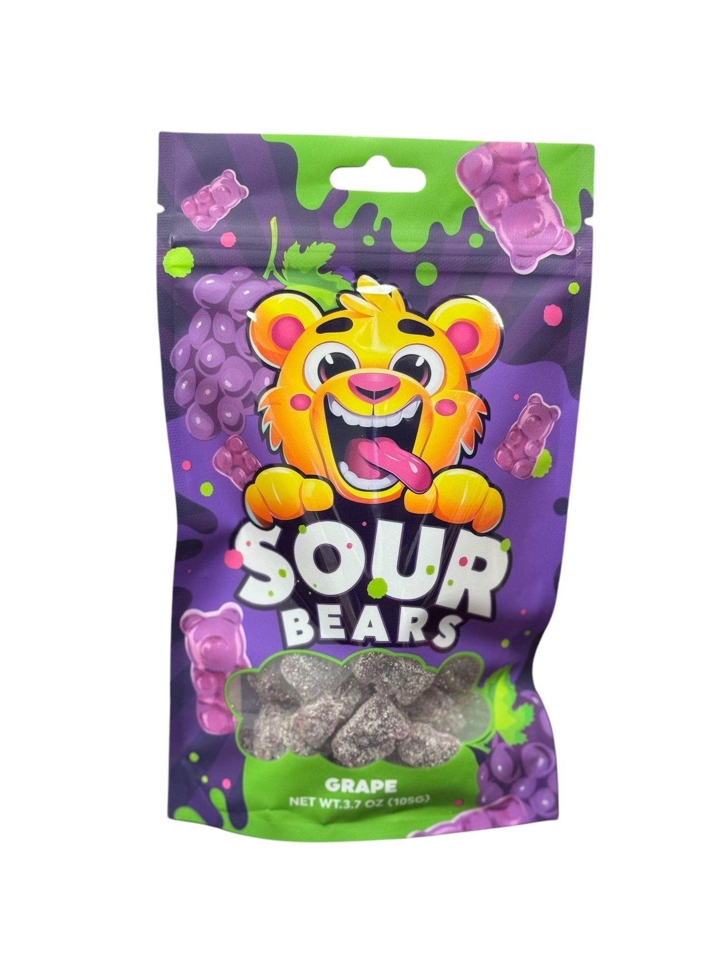 Sour Bears - Juicy Grape Flavor (3.7oz)