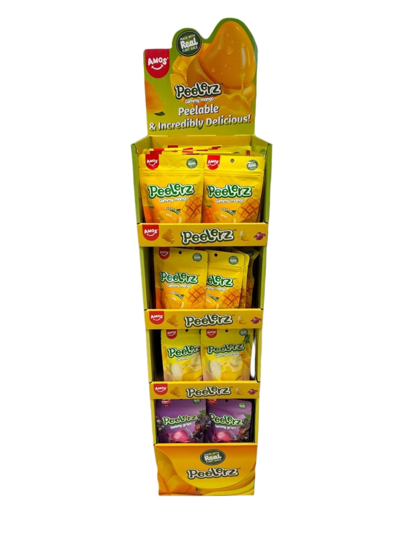 peelers shipper display 56 count mix 6oz bags