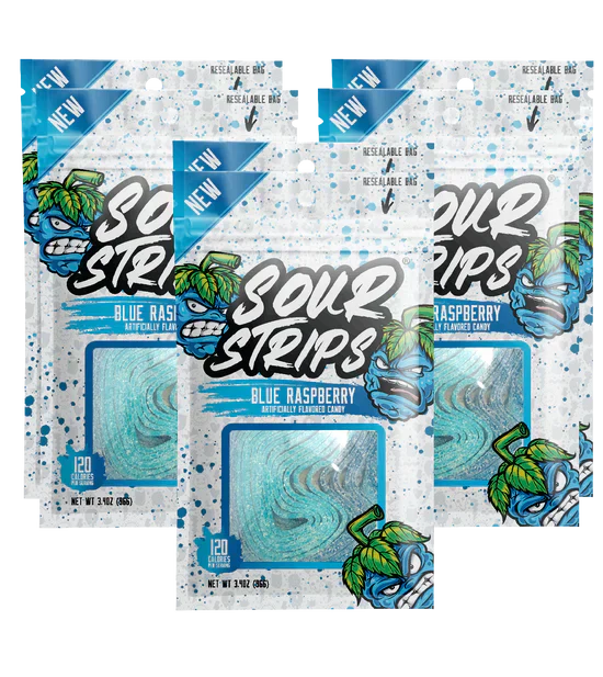 Sour Strips - Blue Raspberry