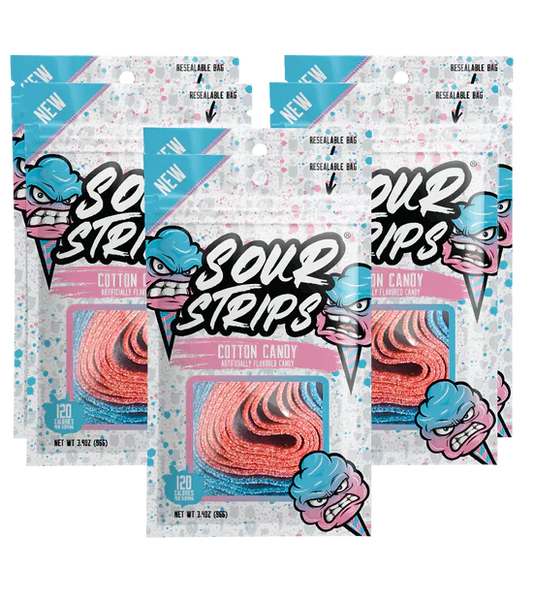 Sour Strips - Cotton Candy