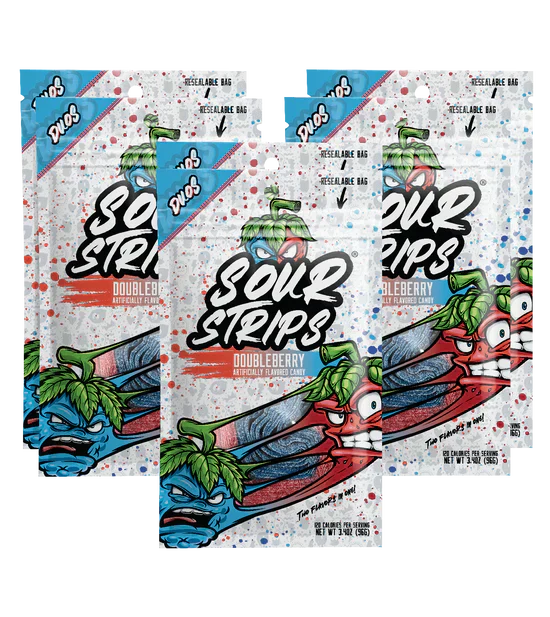 Sour Strips - Double Berry