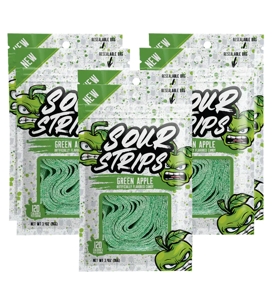 Sour Strips - Green Apple