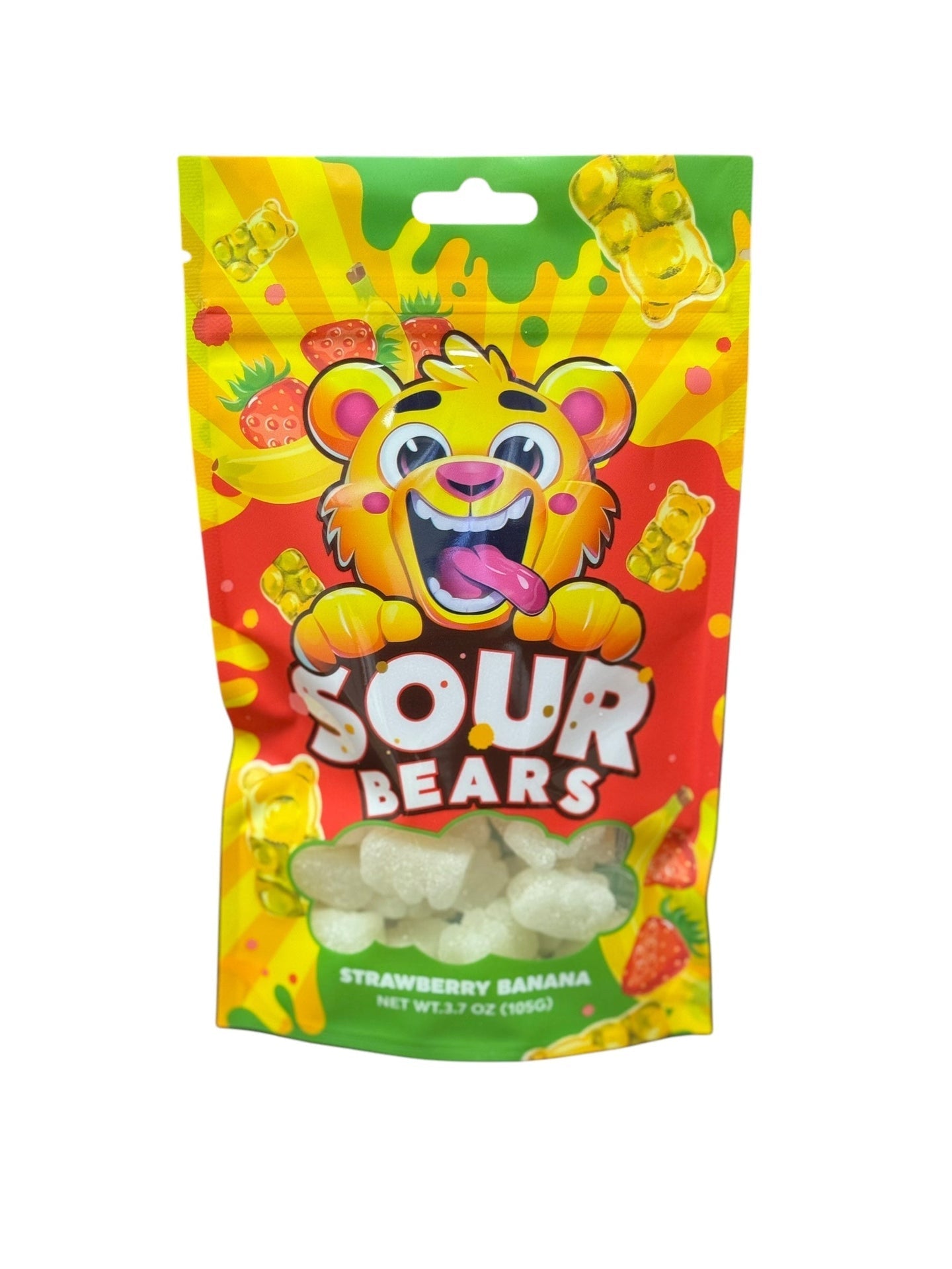 Sour Bears - Strawberry Banana Flavor (3.7oz)