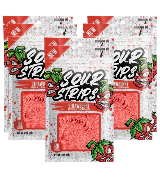Sour Strips - Strawberry